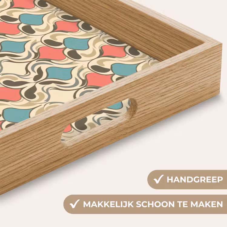 Dienblad - Barok - Retro - Kleurrijk — 8