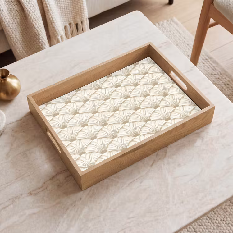 Dienblad - Klassiek - Art - Beige — 2