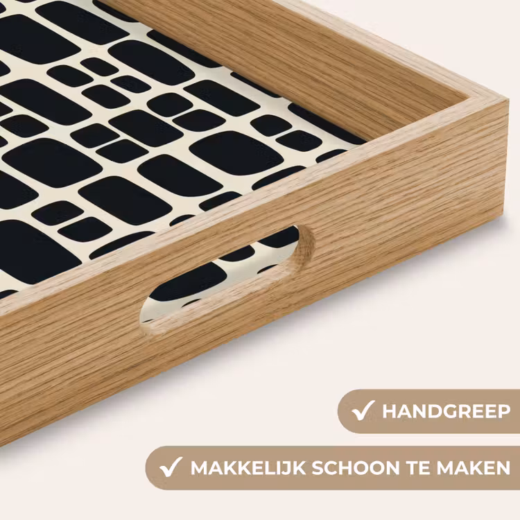 Dienblad - Modern - Organisch - Zwart — 8