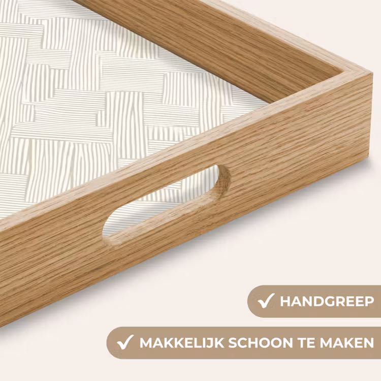 Dienblad - Textuur - Abstract - Beige — 8