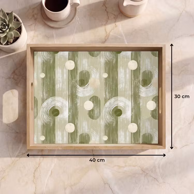 Dienblad - Artistiek - Modern - Groen — 7