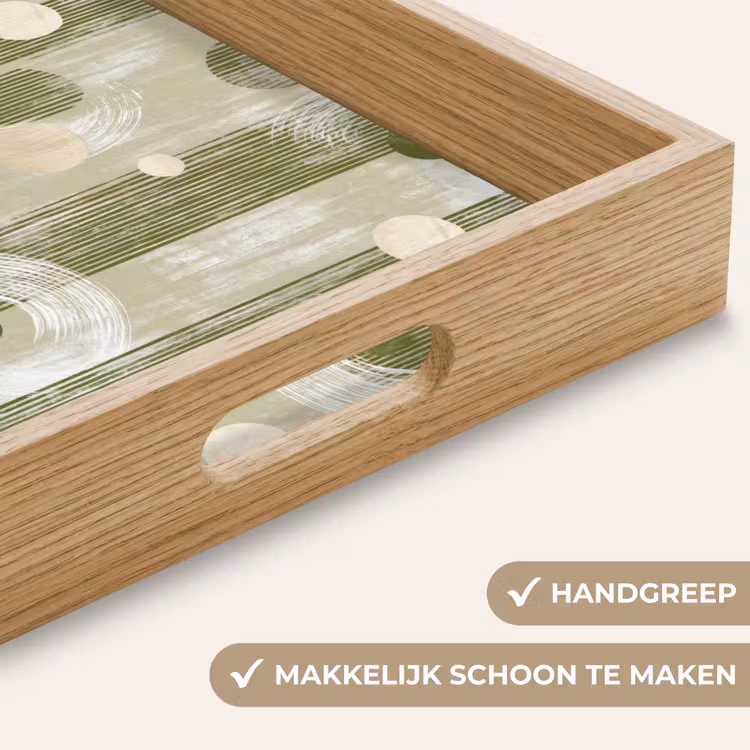 Dienblad - Artistiek - Modern - Groen — 8