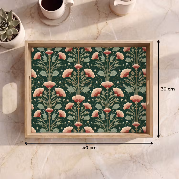 Dienblad - Patroon - Botanisch - Kleurrijk — 7