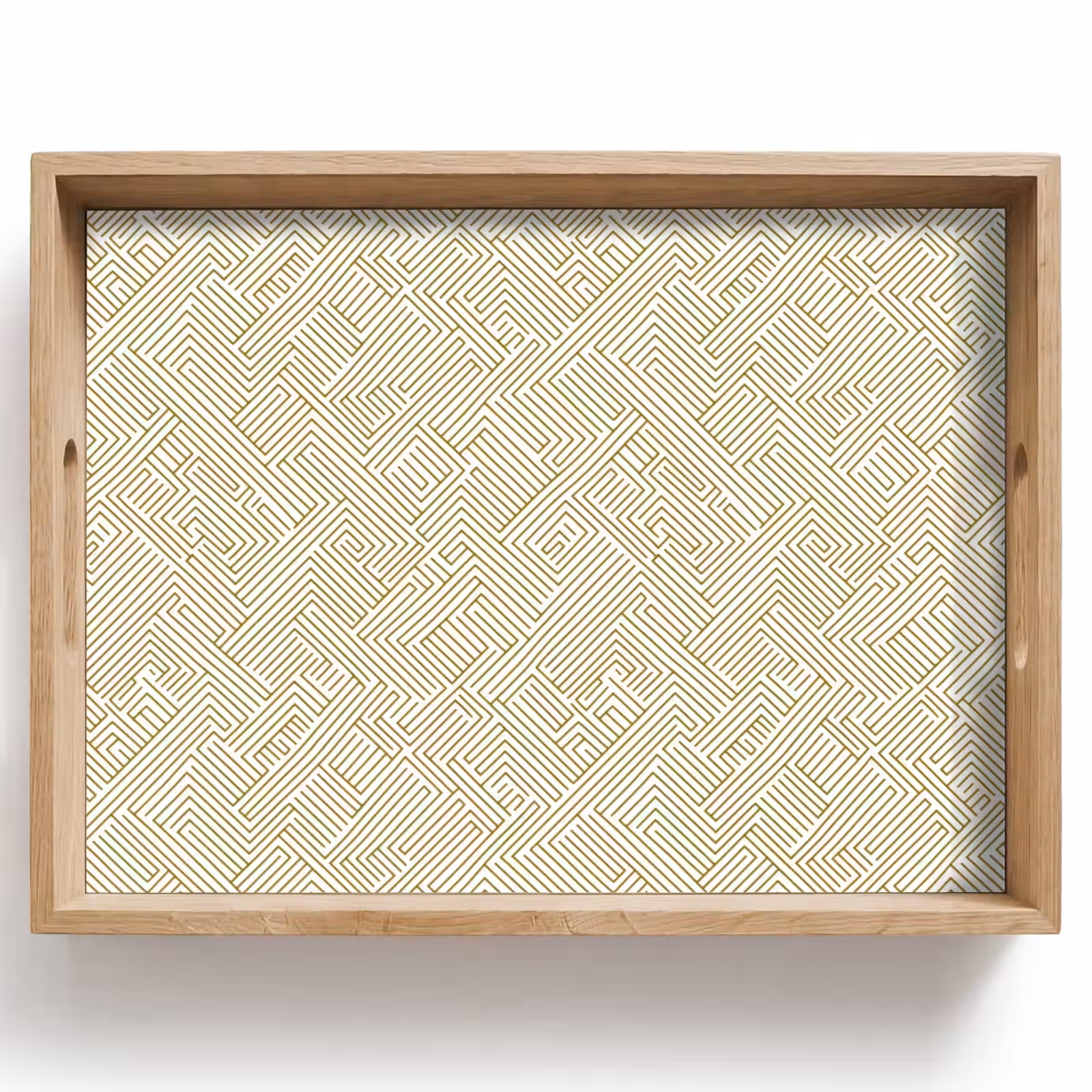 Dienblad - Geometrisch - Lijnen - Groen — 1