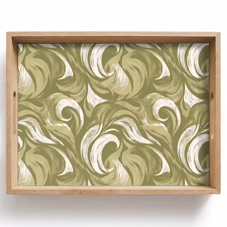 Dienblad - Abstract - Textuur - Groen — 1