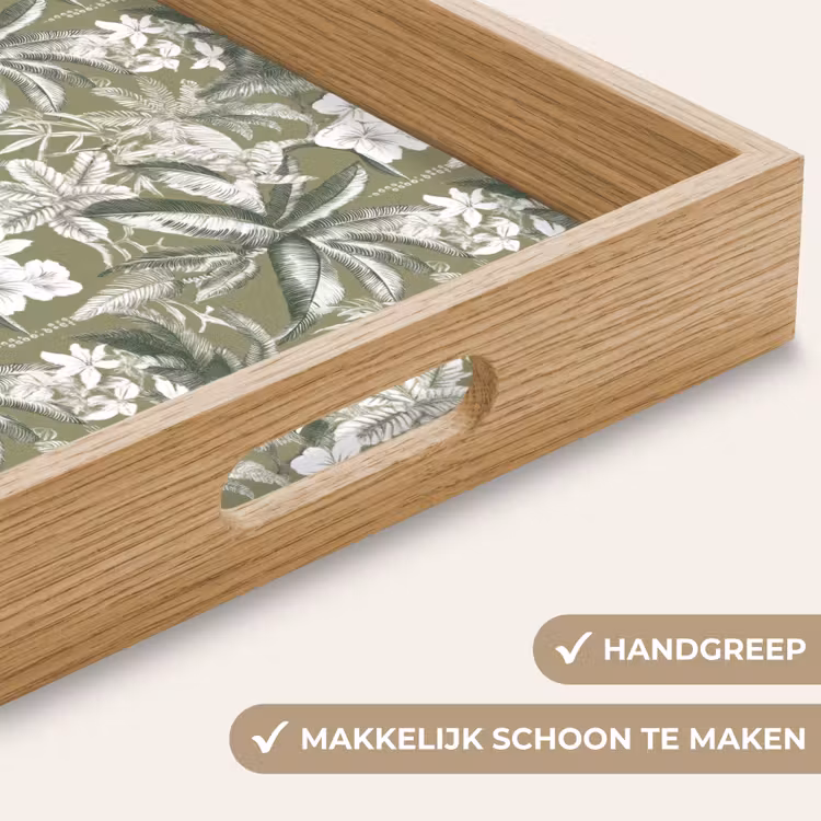 Dienblad - Botanisch - Bloemen - Groen — 8