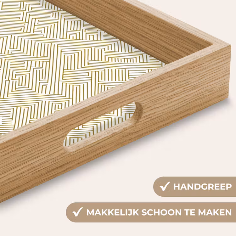 Dienblad - Geometrisch - Lijnen - Groen — 8