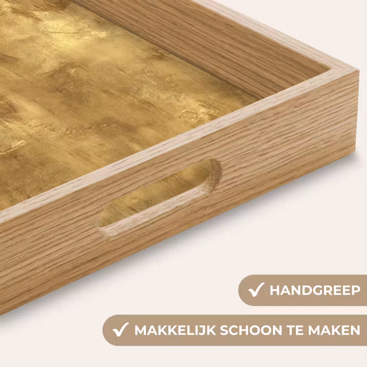 Dienblad - Industrieel - Textuur - Goud — 8