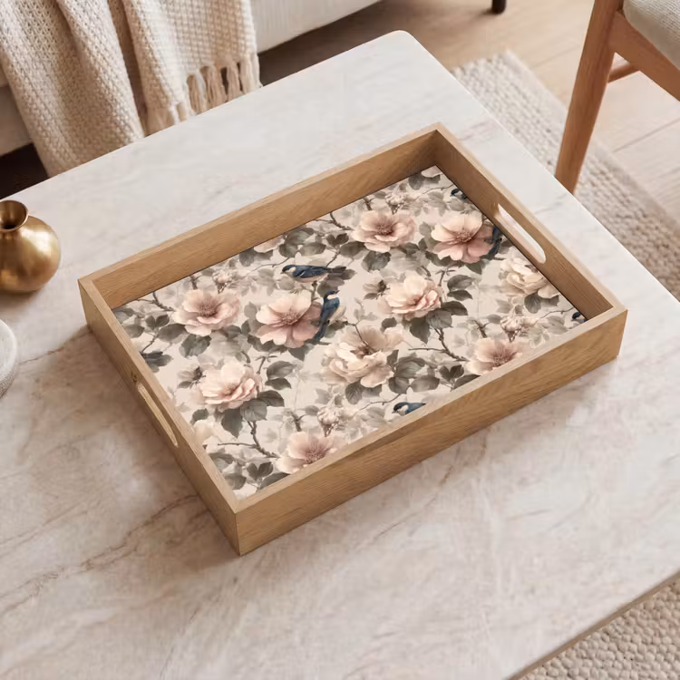 Dienblad - Klassiek - Vogels - Kleurrijk — 2