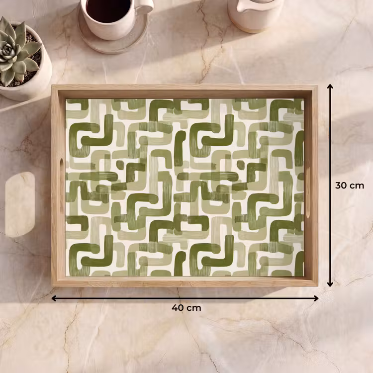 Dienblad - Modern - Grafisch - Groen — 7