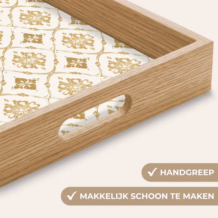 Dienblad - Ornament - Klassiek - Goud — 8