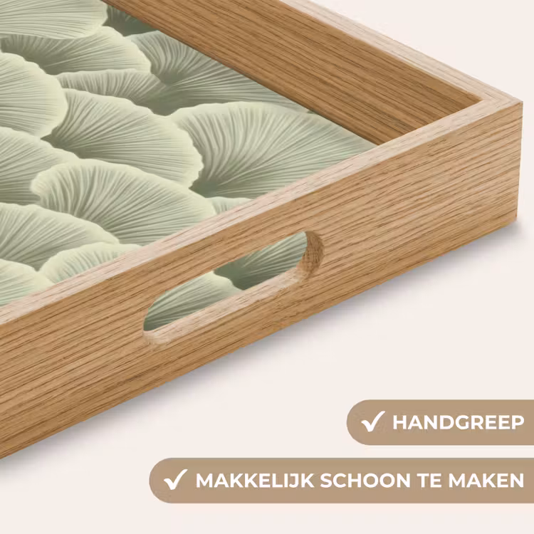 Dienblad - Waaier - Blad - Groen — 8