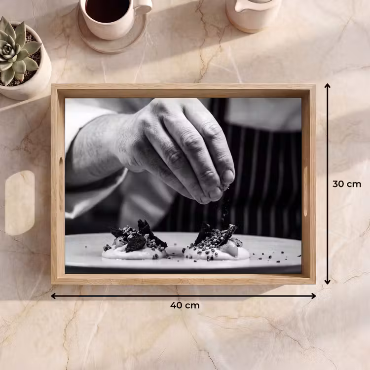 Dienblad - Chef - Garnering - Gerecht — 7