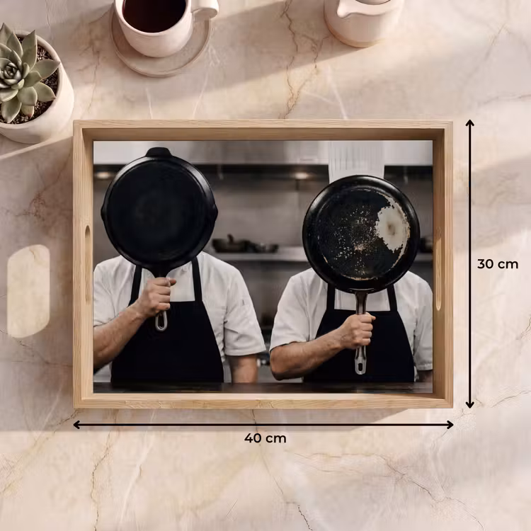 Dienblad - Koks - Koekenpannen - Keuken — 7