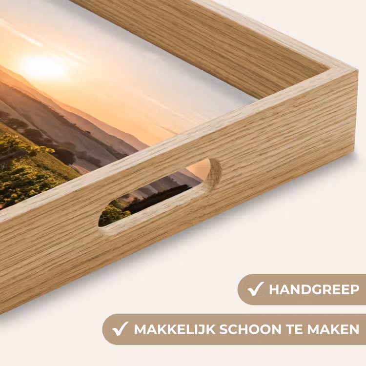 Dienblad - Wijngaard - Zonsondergang - Landschap — 8