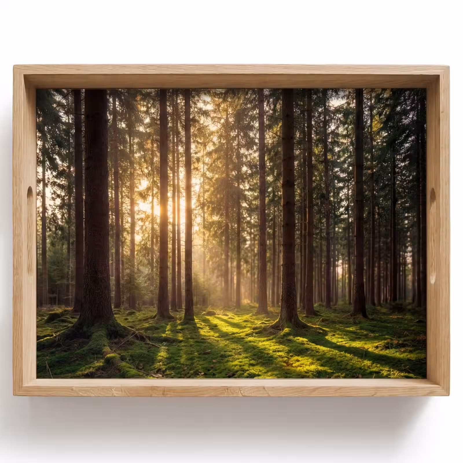 Dienblad - Bos - Gras - Zonlicht — 1