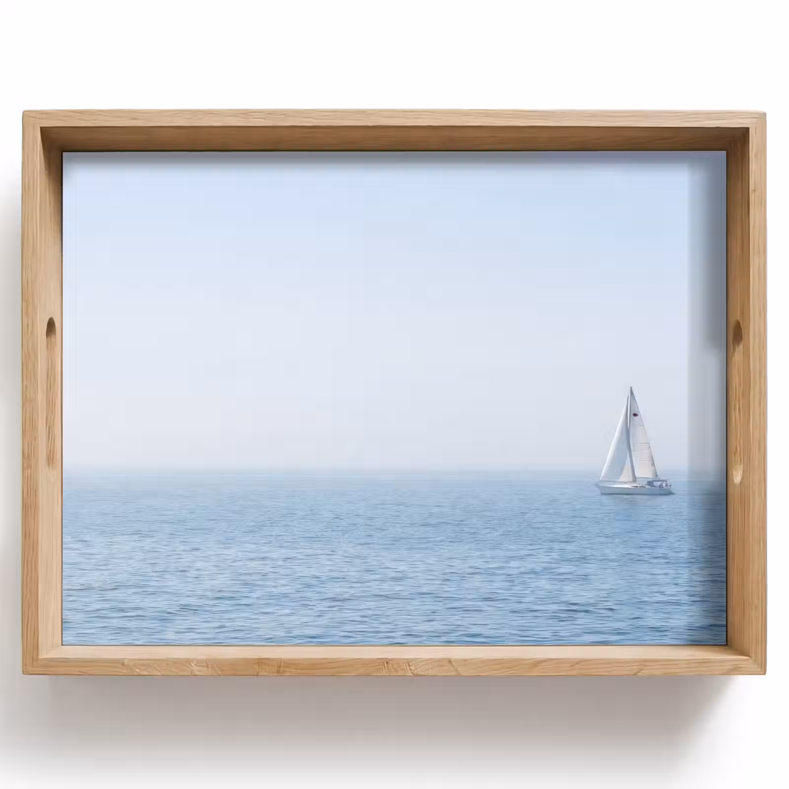 Dienblad - Horizon - Zeilboot - Zee — 1