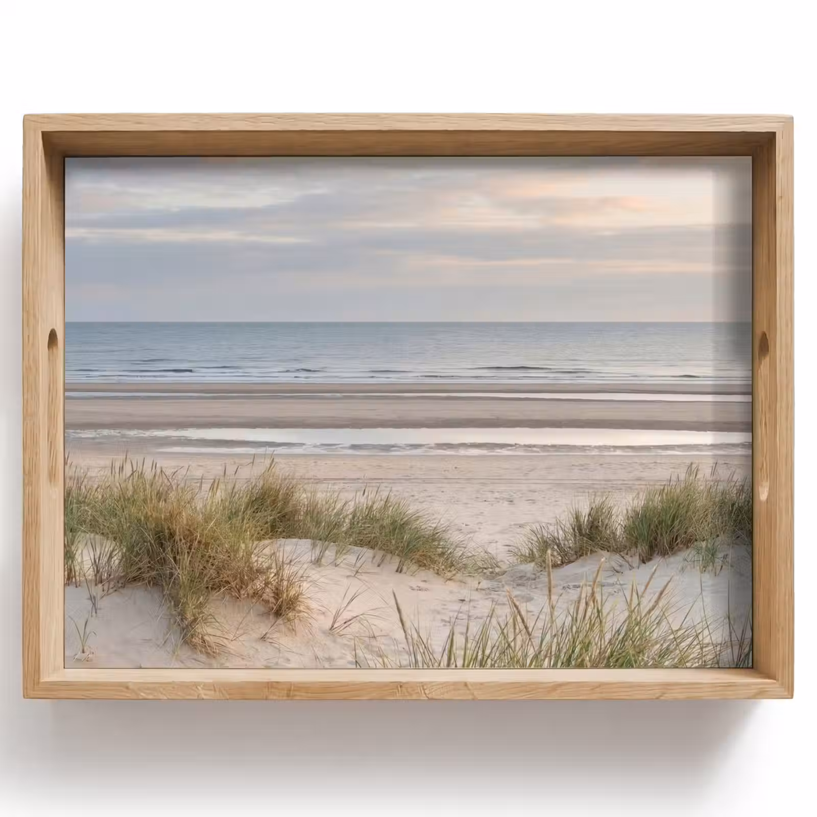 Dienblad - Zandstrand - Bewolkt - Duinen — 1