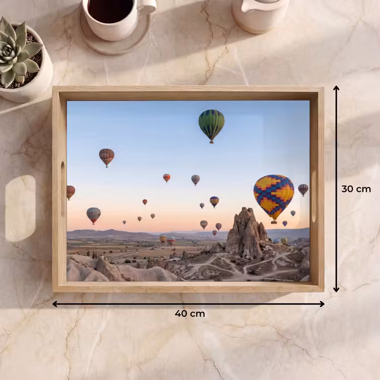 Dienblad - Luchtballonnen - Rotsen - Zonsopgang — 7