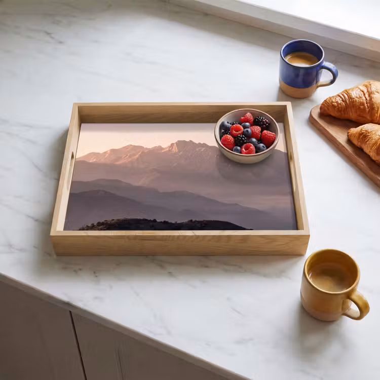 Dienblad - Panorama - Landschap - Bergen — 3