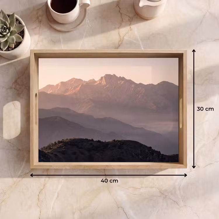 Dienblad - Panorama - Landschap - Bergen — 7