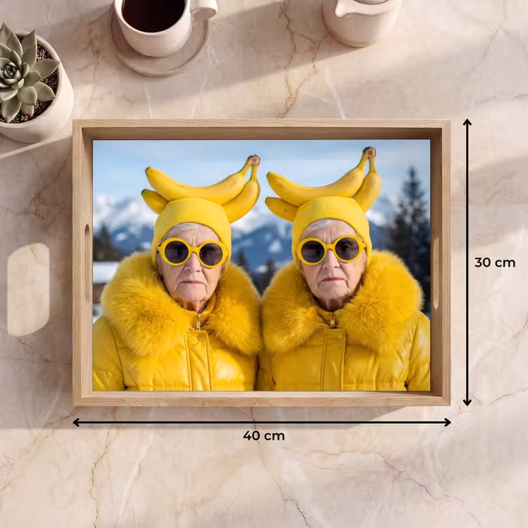 Dienblad - Vrouwen - Bananen - Geel — 7