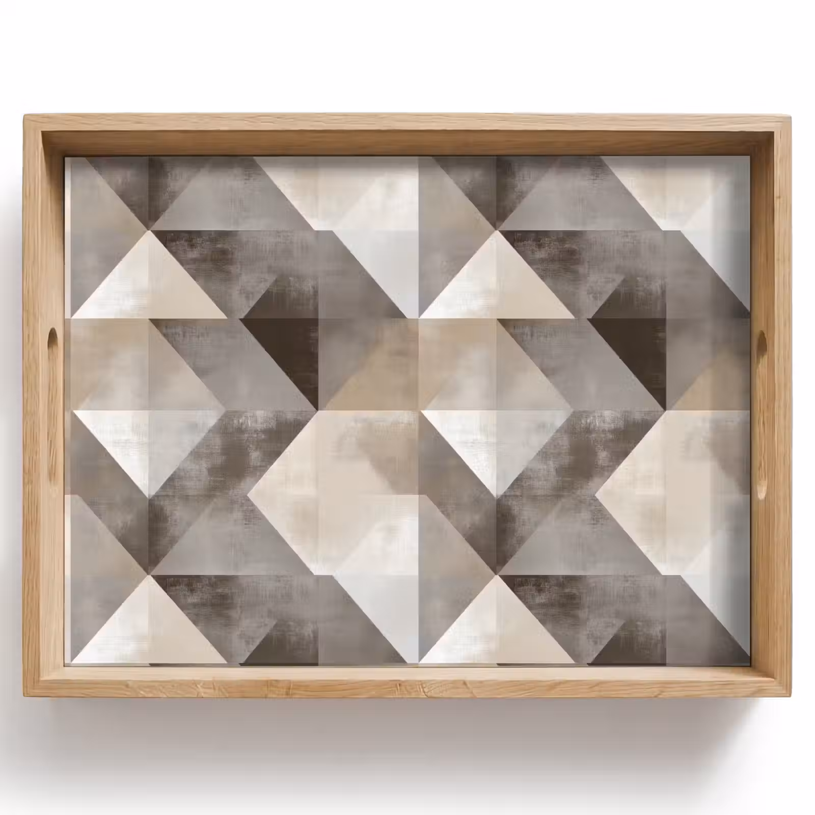 Dienblad - Geometrisch - Motief - Aardetinten — 1