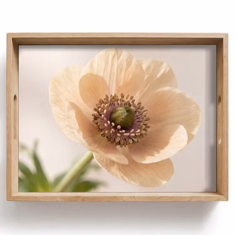 Dienblad - Bloem - Minimalistisch - Groen — 1