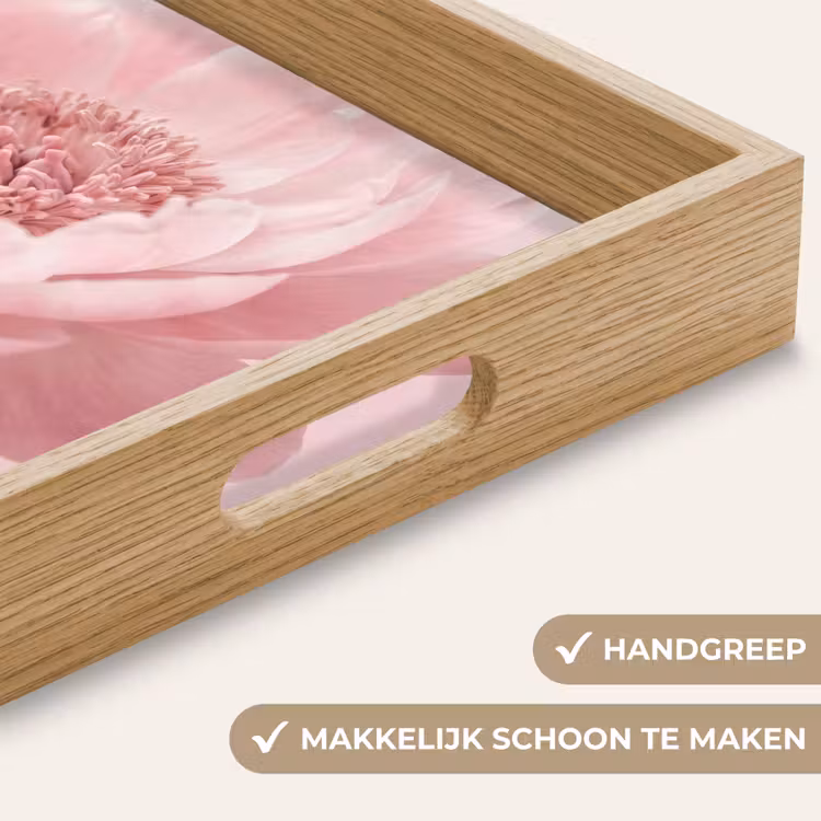 Dienblad - Bloem - Pioenroos - Roze — 8