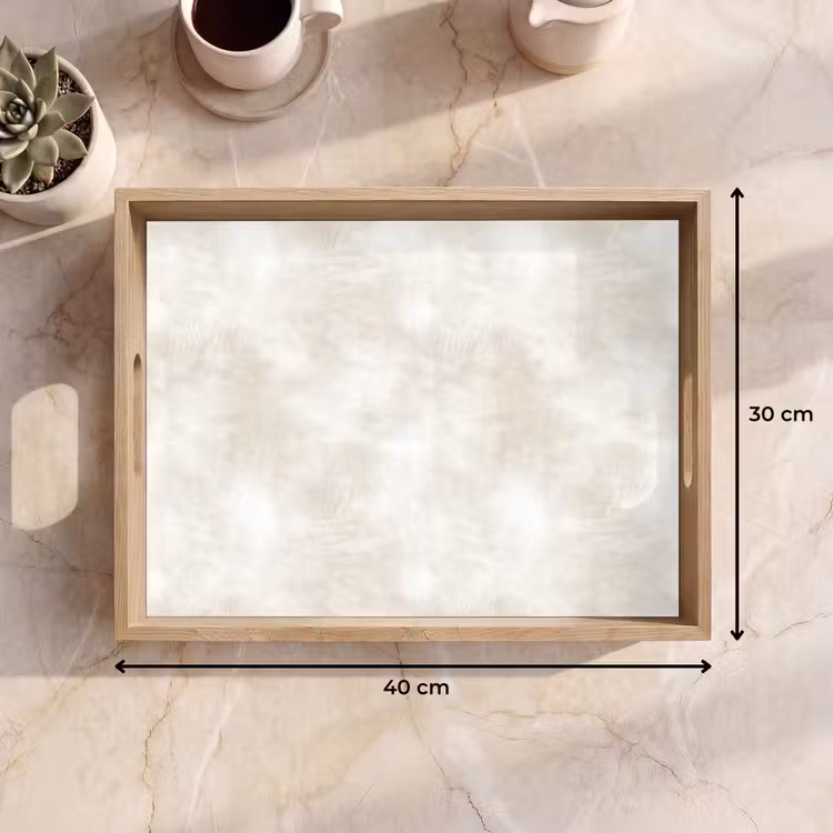 Dienblad - Subtiel - Structuur - Beige — 7