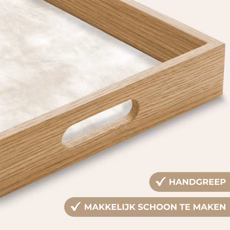 Dienblad - Subtiel - Structuur - Beige — 8