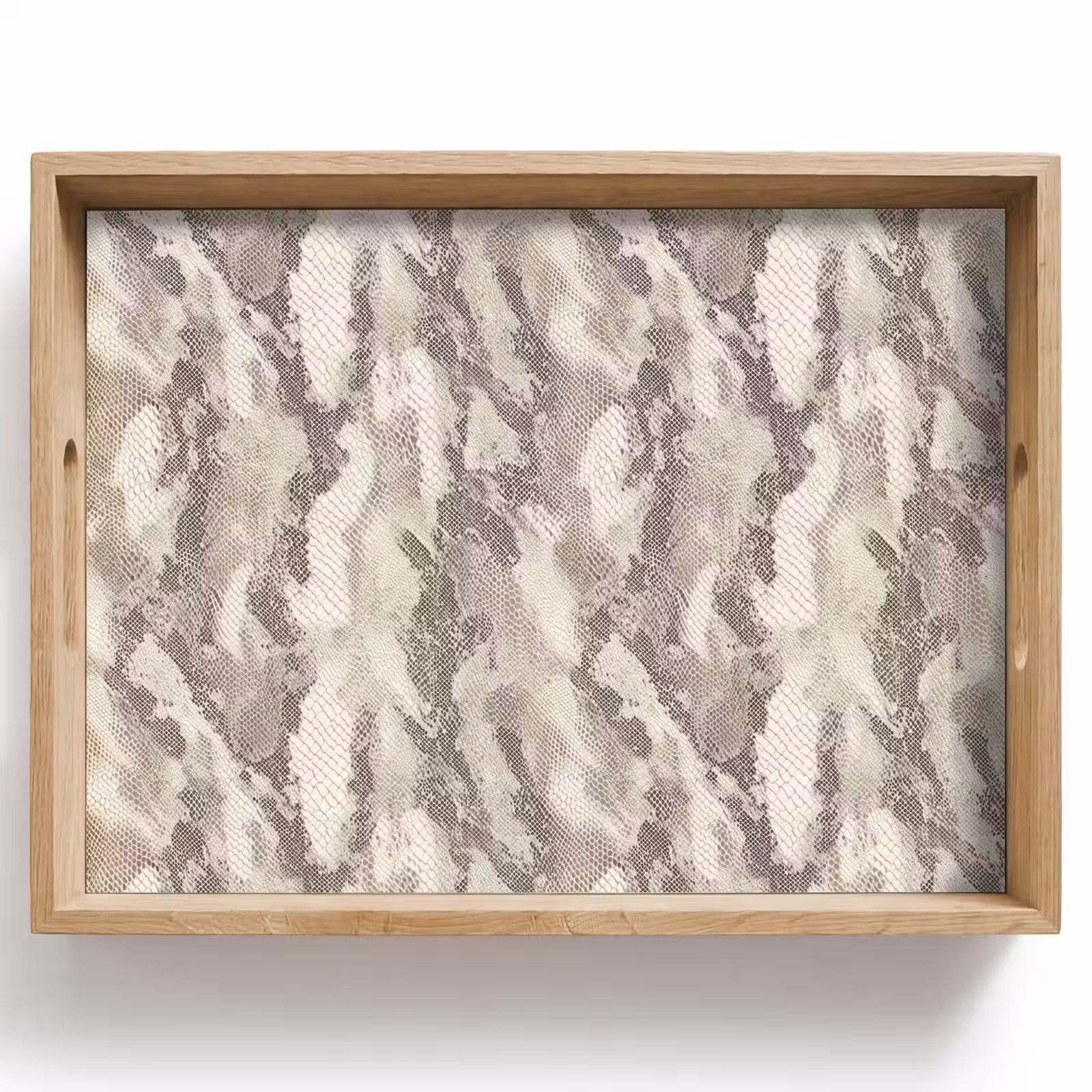 Dienblad - Slang - Patroon - Taupe — 1