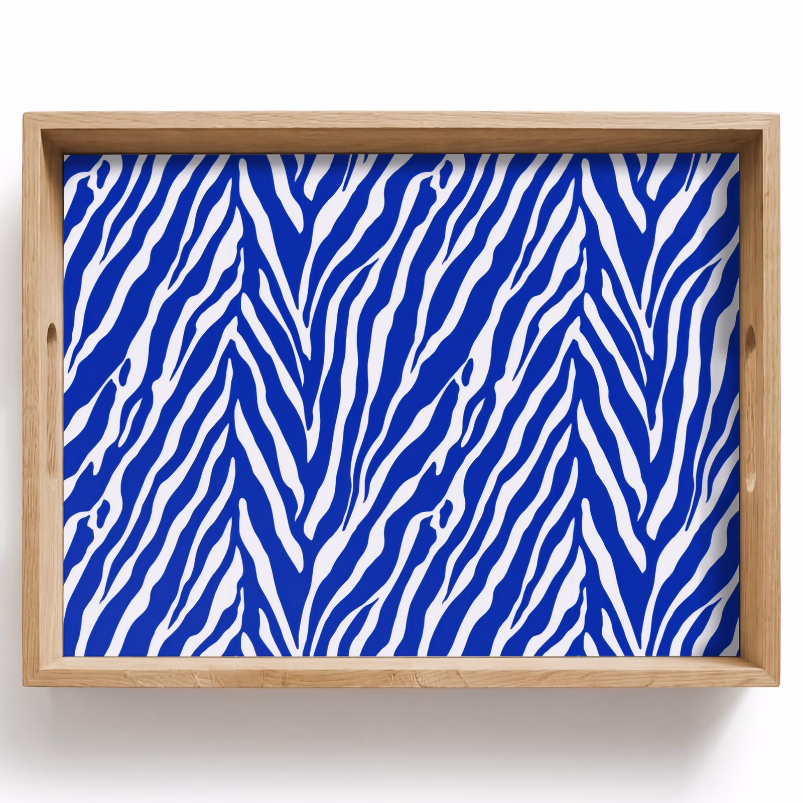Dienblad - Zebra - Patroon - Kobalt - Blauw — 1