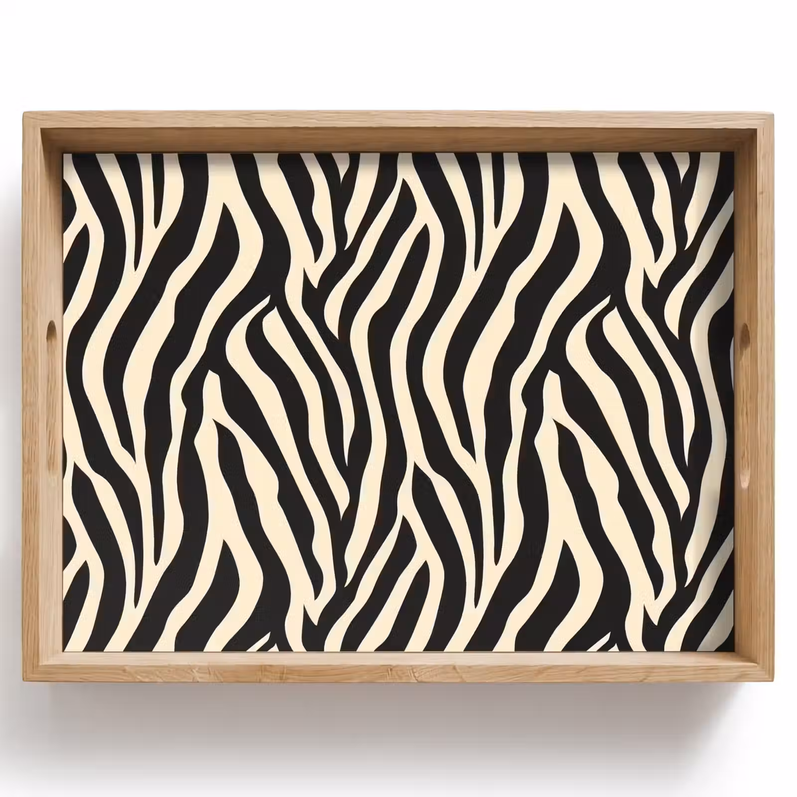 Dienblad - Zebra - Print - Klassiek - Zwart — 1