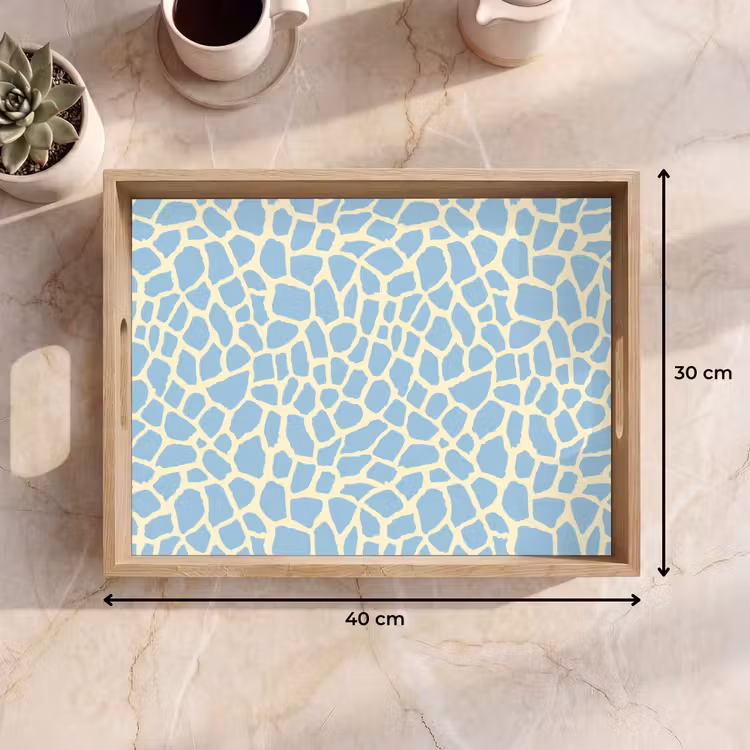 Dienblad - Giraf - Modern - Blauw — 7