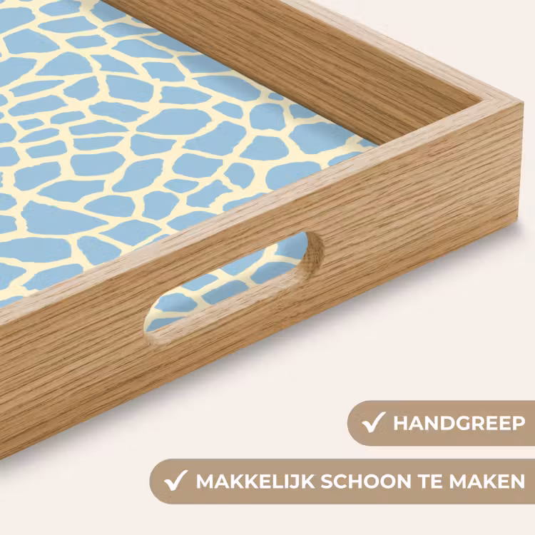 Dienblad - Giraf - Modern - Blauw — 8