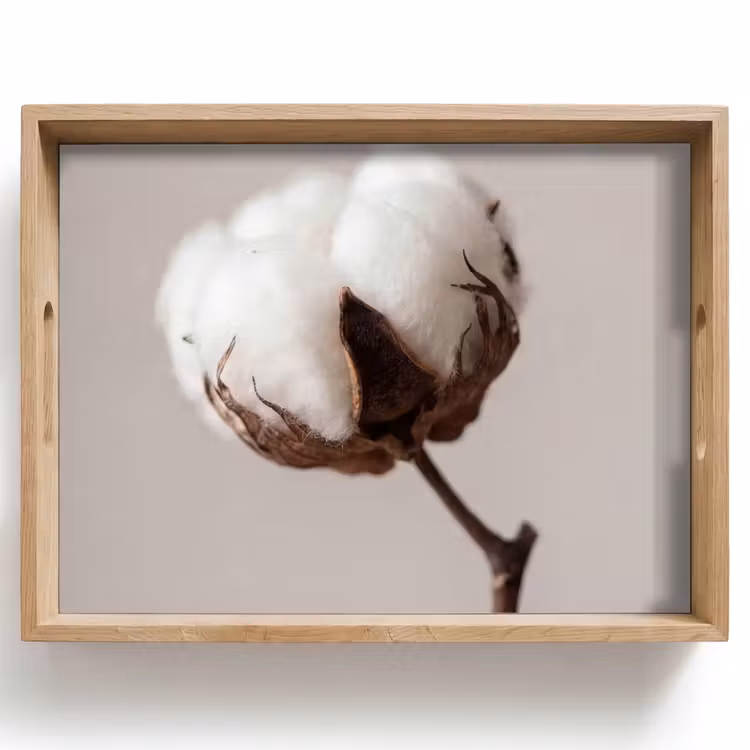 Dienblad - Katoenbol - Minimalistisch - Wit — 1
