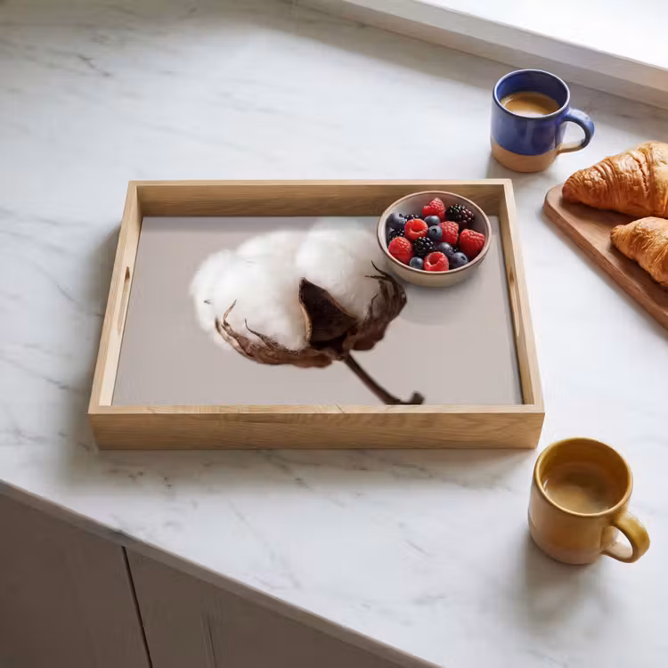 Dienblad - Katoenbol - Minimalistisch - Wit — 3