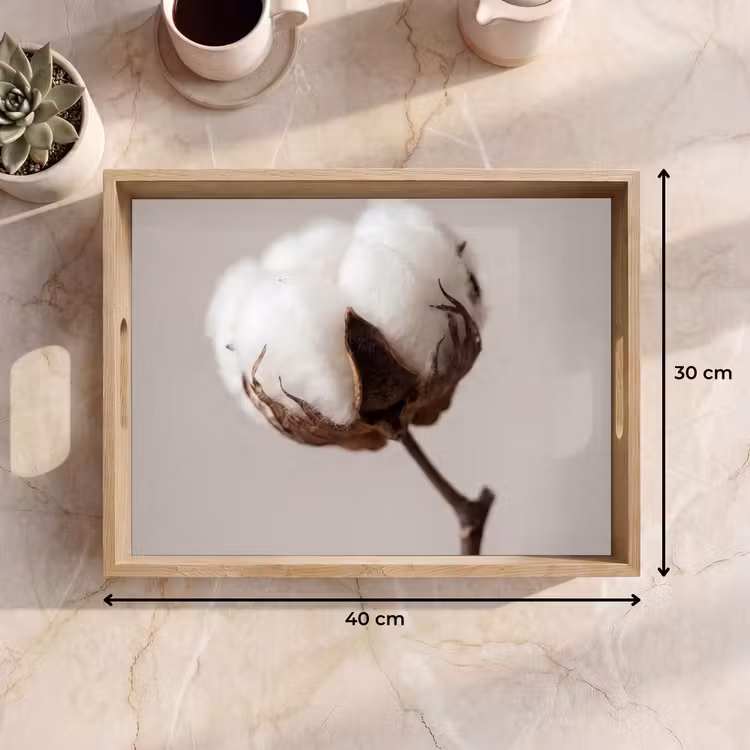 Dienblad - Katoenbol - Minimalistisch - Wit — 7