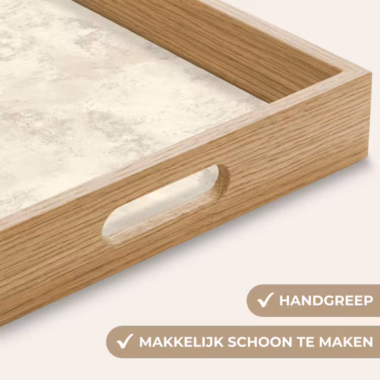 Dienblad - Patroon - Organisch - Beige — 8