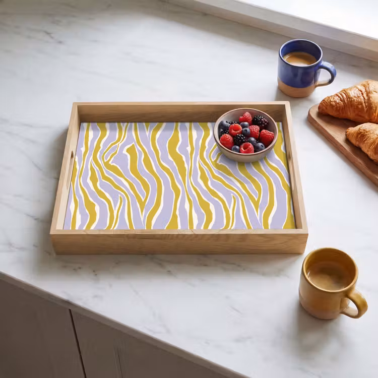 Dienblad - Zebra - Modern - Meerkleurig — 3