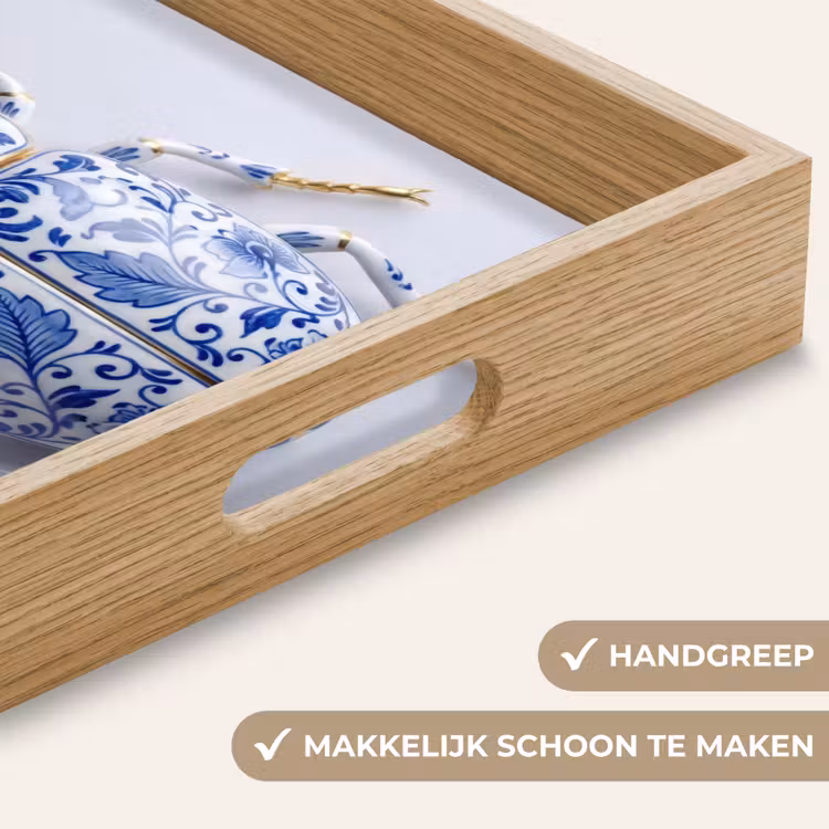 Dienblad - Kever - Delfts - Blauw - Goud — 8