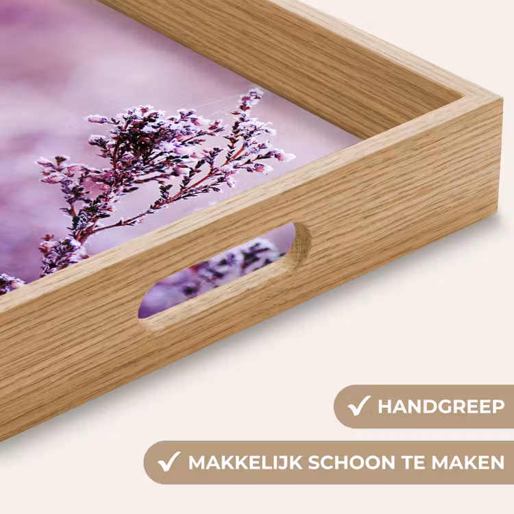 Dienblad - Lavendel - Winter - Bloemen - Paars — 8