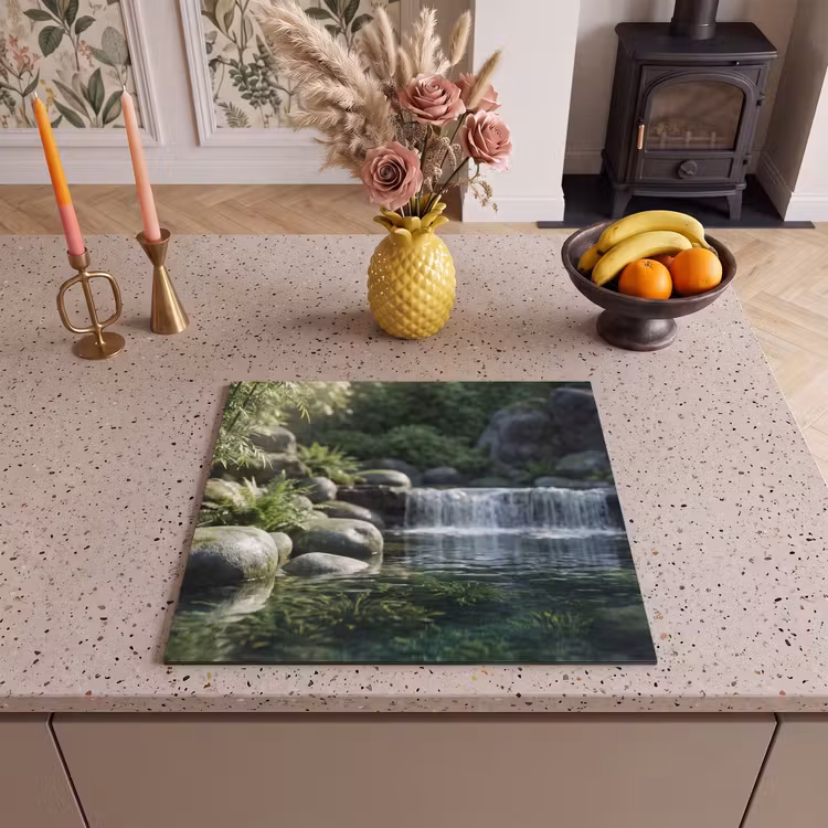 Inductie beschermer - Beek - Waterval - Natuur - Groen — 3