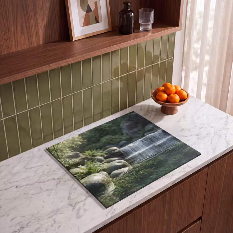 Inductie beschermer - Beek - Waterval - Natuur - Groen — 4