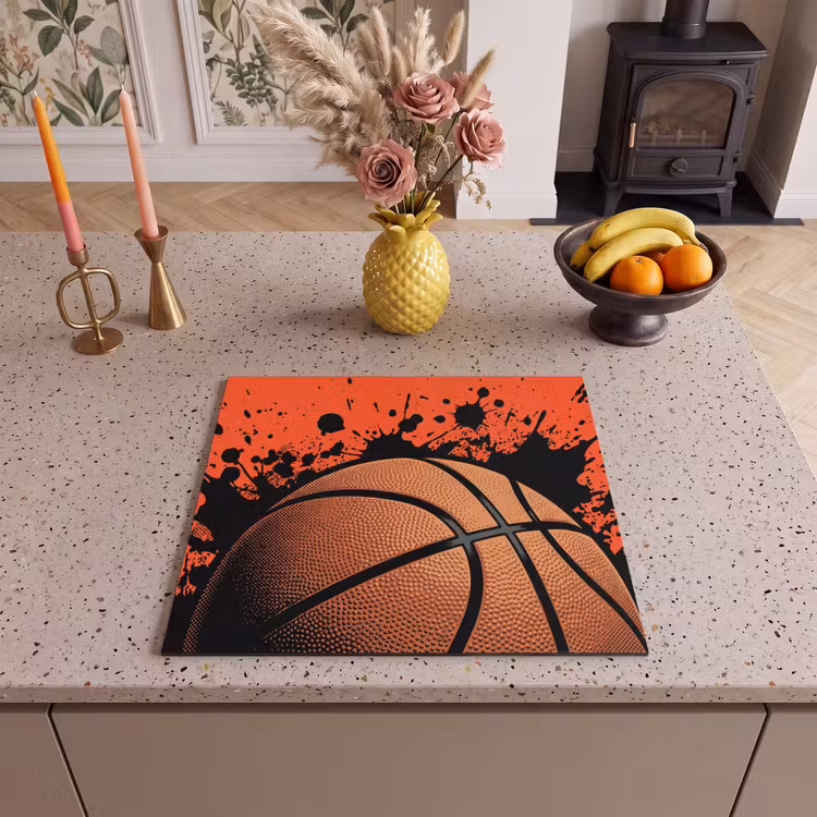 Inductie beschermer - Basketbal - Verf - Sport - Oranje — 3
