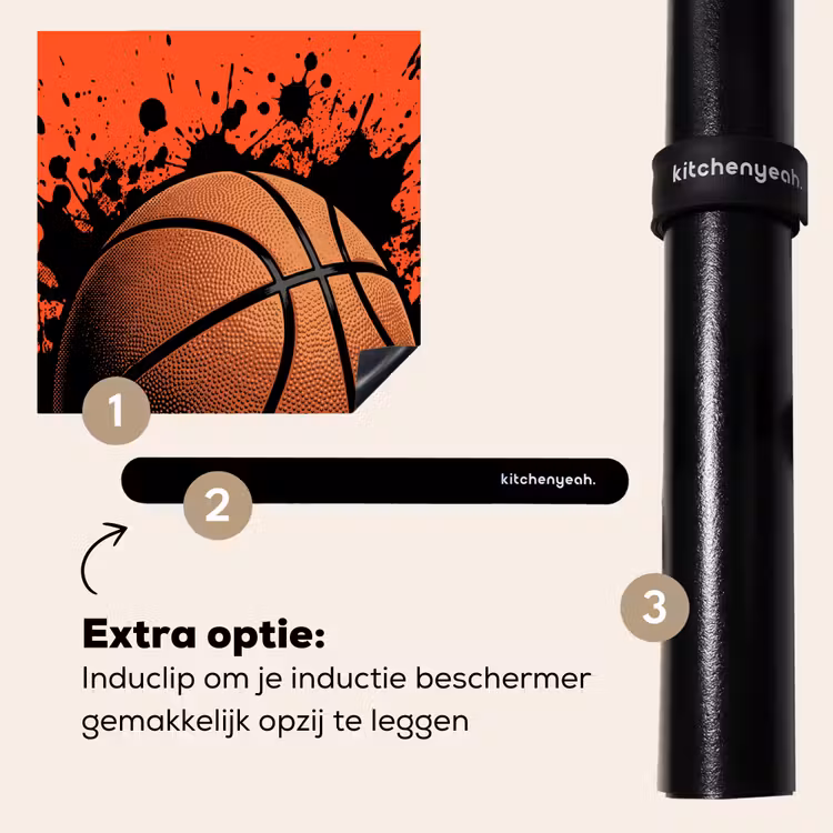 Inductie beschermer - Basketbal - Verf - Sport - Oranje — 8