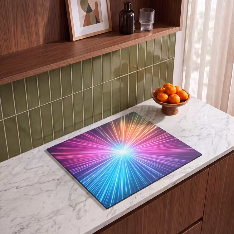 Inductie beschermer - Abstract - Light - Burst - Modern - Colorful — 4