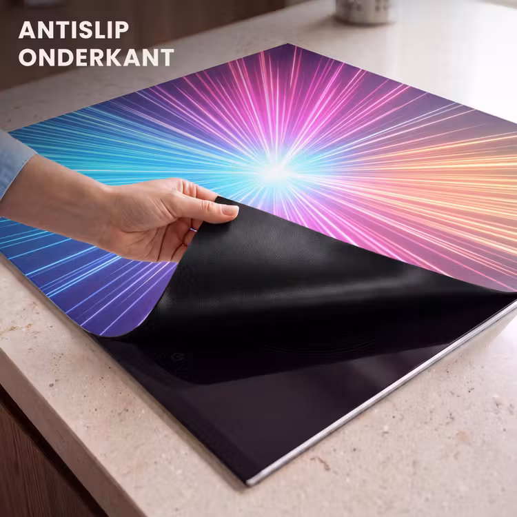 Inductie beschermer - Abstract - Light - Burst - Modern - Colorful — 6