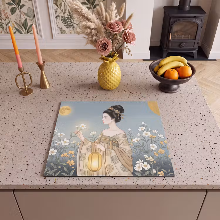 Inductie beschermer - Aziatisch - Vrouw - Kimono — 3